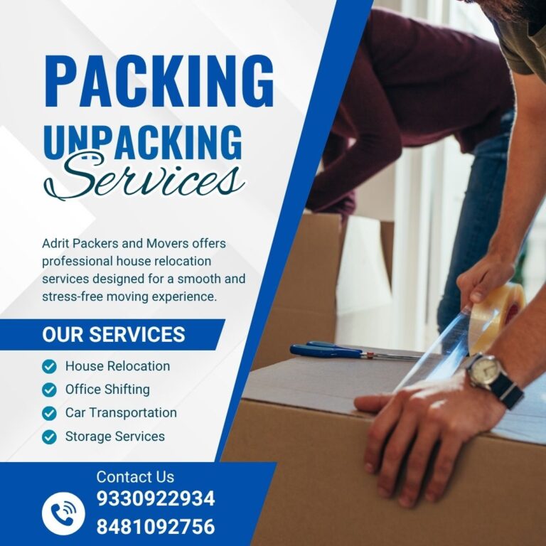 Professional Packing and Moving Service in Kolkata